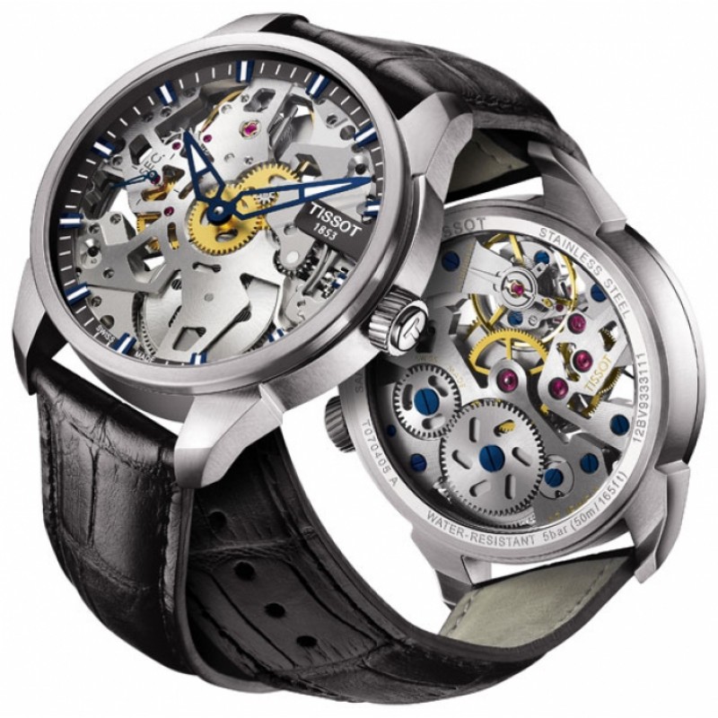 Tissot T-Complication Squelette T0704051641100 Erkek Kol Saati Tissot T-Complication Squelette T0704051641100 Erkek Kol Saati