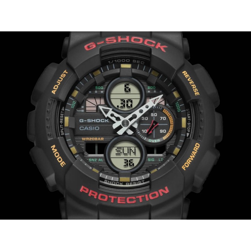 Casio G-Shock GA-140-1A4DR Erkek Kol Saati Casio G-Shock GA-140-1A4DR Erkek Kol Saati