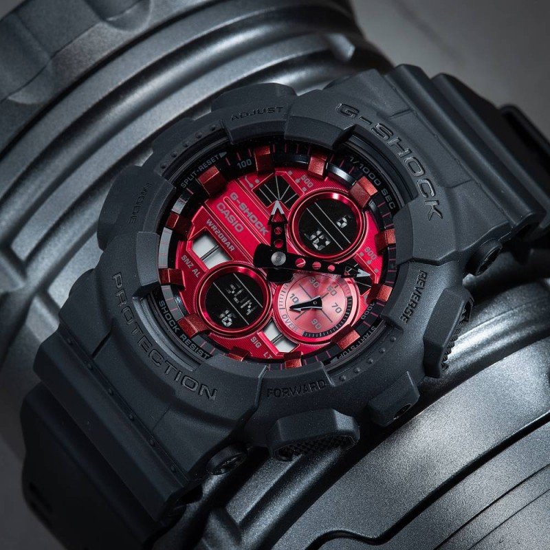 Casio G-Shock GA-140AR-1ADR Erkek Kol Saati Casio G-Shock GA-140AR-1ADR Erkek Kol Saati