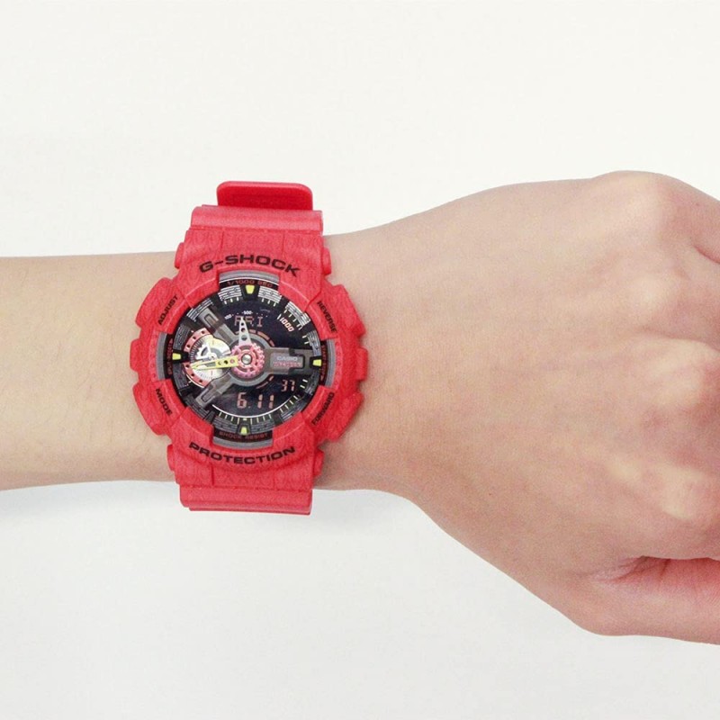 Casio G-Shock GA-110SGH-4ADR Erkek Kol Saati Casio G-Shock GA-110SGH-4ADR Erkek Kol Saati