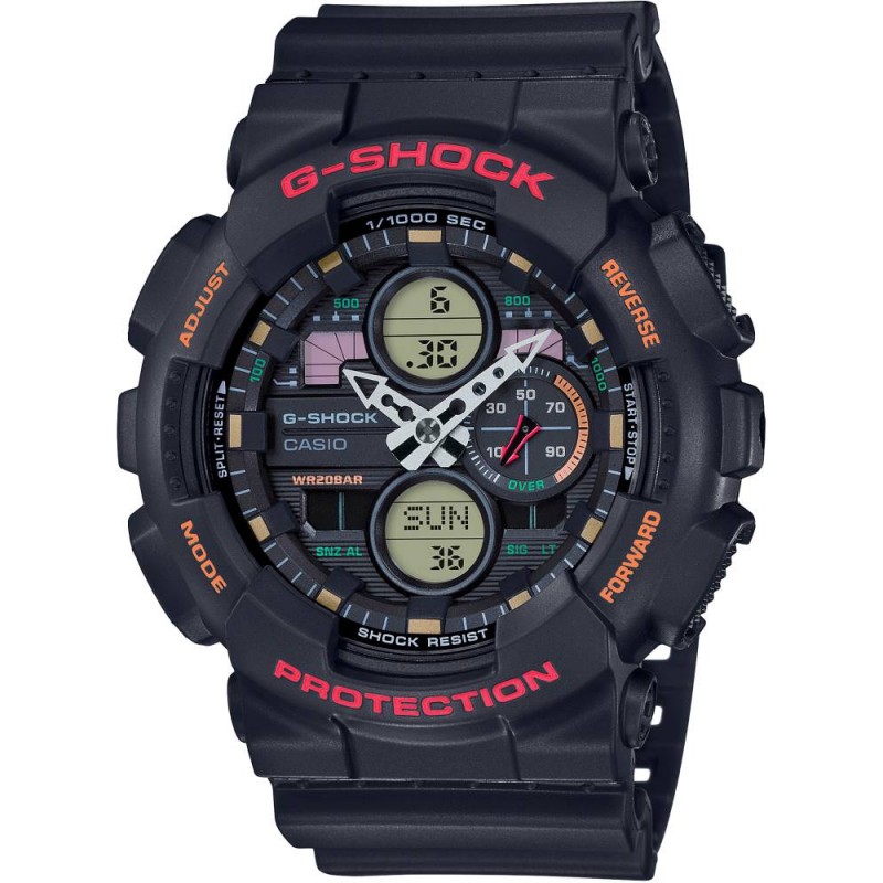 Casio G-Shock GA-140-1A4DR Erkek Kol Saati Casio G-Shock GA-140-1A4DR Erkek Kol Saati