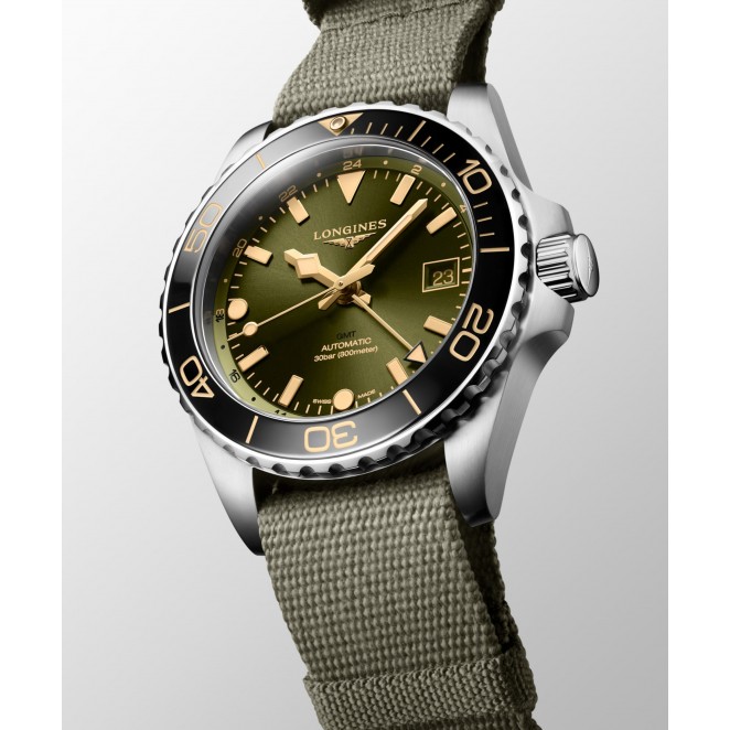 L37904062 Longines Hydroconquest GMT Erkek Kol Saati L3.790.4.06.2