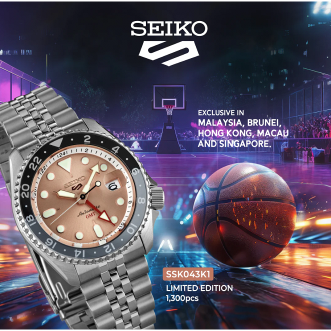 Seiko 5 Sports GMT SSK043K1 Erkek Kol Saati SSK043K Seiko 5 Sports GMT SSK043K1 Erkek Kol Saati SSK043K