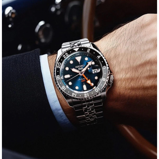 Seiko 5 Sports Otomatik GMT SSK045K Erkek Kol Saati SSK045K1 Seiko 5 Sports Otomatik GMT SSK045K Erkek Kol Saati SSK045K1
