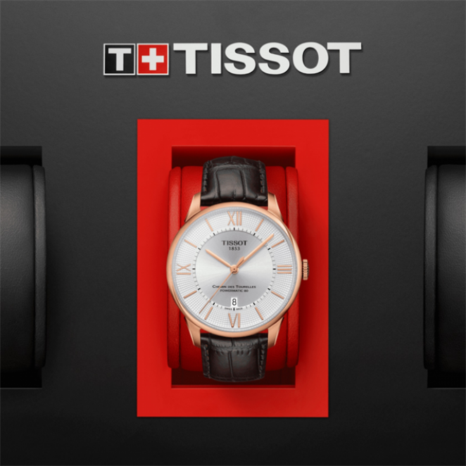 Tissot Chemin des Tourelles T0994073603800 Erkek Kol Saati